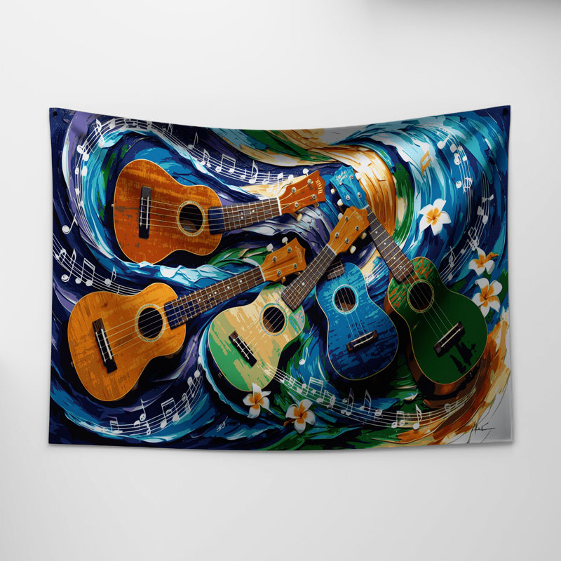 Tapisserie murale «Music», 88 po x 104 po