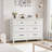 Chic 6-Drawer Wooden Dresser, 47" Wide Storage Cabinet-1655323402