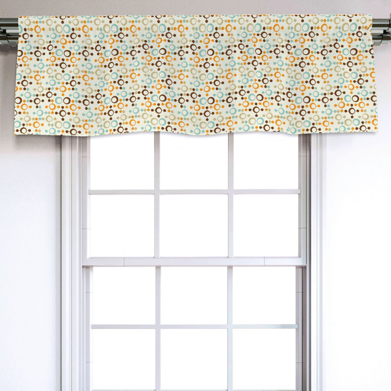 Sateen Ruffled Window Valance
