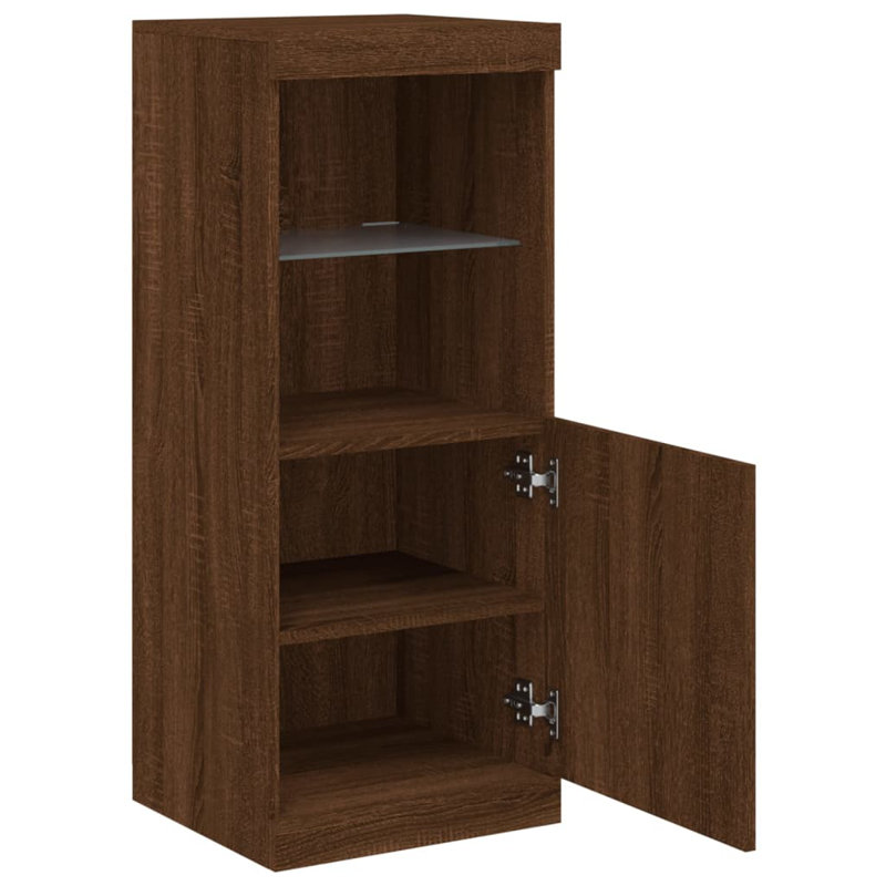 Basilios 41cm Sideboard, Brown Oak