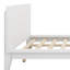 Lit plateforme, cadre de lit moderne de style Mid-Century avec tête de lit, cadre de lit uni-118778030