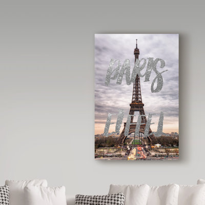 Cosey 'Paris Eiffel II' Graphic Art Print on Wrapped Canvas