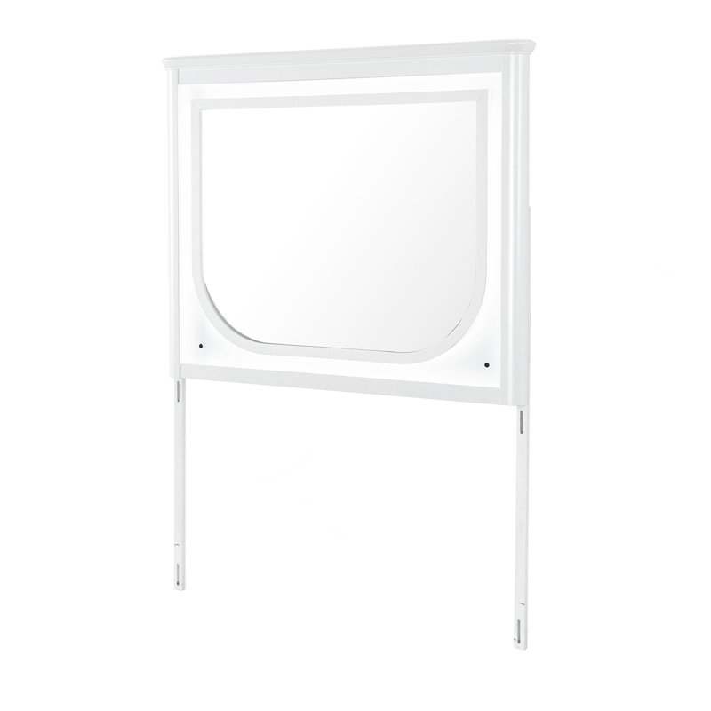 MIROIR BRENDA GRIS AVEC DEL
