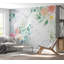 Murale florale pelez et collez - Marbre fleuri-868750846