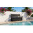 100 Gallon Lockable Resin Storage Bench Outdoor Deck Box Durable Patio Furniture Storage Organization-133780162