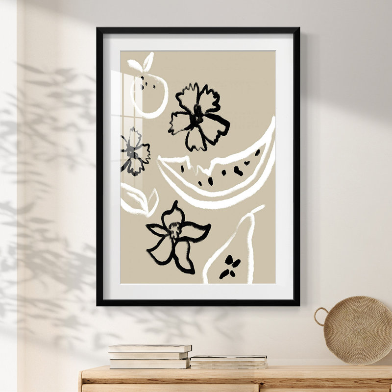 Inner Circles I -Gallery Wrapped Canvas, 28.5" H x 20.5" W, Black