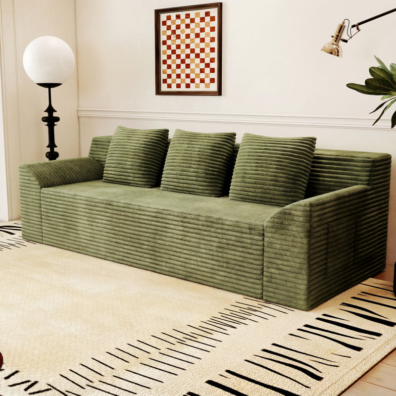 Canapé-lit pour un confort multi-scène, Vert antique