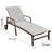 Satbar Outdoor Metal Chaise Lounge