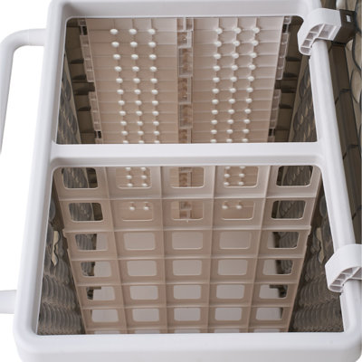 Foldable Laundry Basket with Wheels
