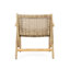 Chaises d'extérieur brunes - et en bois durable de 2 écailles transitionnelles 2