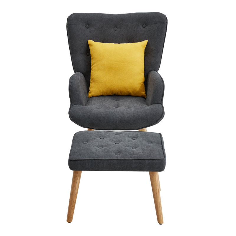 Nicolle Accent Chair with Footstool