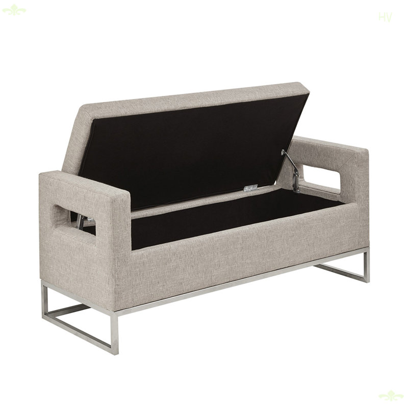 Banc de rangement à fermeture douce