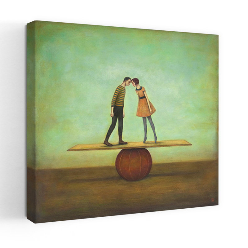 «Finding Equilibrium», art urbain contemporain abstrait, H 18 po x l 18 po
