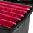 Sterilite Portable Lockable File Box w/ Extra Compartment & Handle