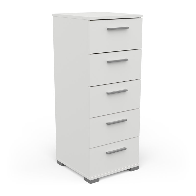 Barbaa 40 cm W Chest of 5 Drawers