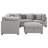 Blydenburgh 6-piece Upholstered Modular Sectional Sofa Grey