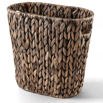 Wicker Waste Basket For Bathroom