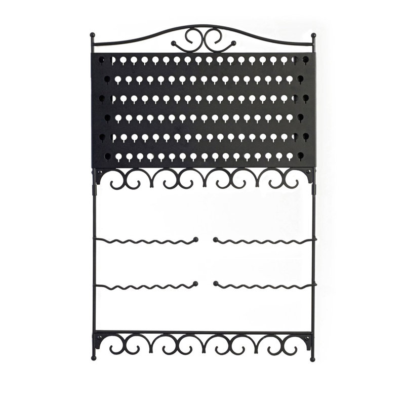 Porte-bijoux mural Deluxe, Noir