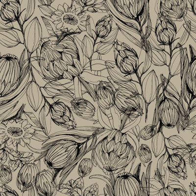 Murale Protea