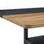 Table de salle à manger avec rangement au milieu des pieds de la table, jumelée à 8 chaises avec coussins arrondis-714077352