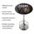 Round Metal Base Dining Table