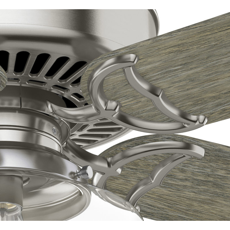 54" Panama Ceiling Fan And Handheld Remote, Gray