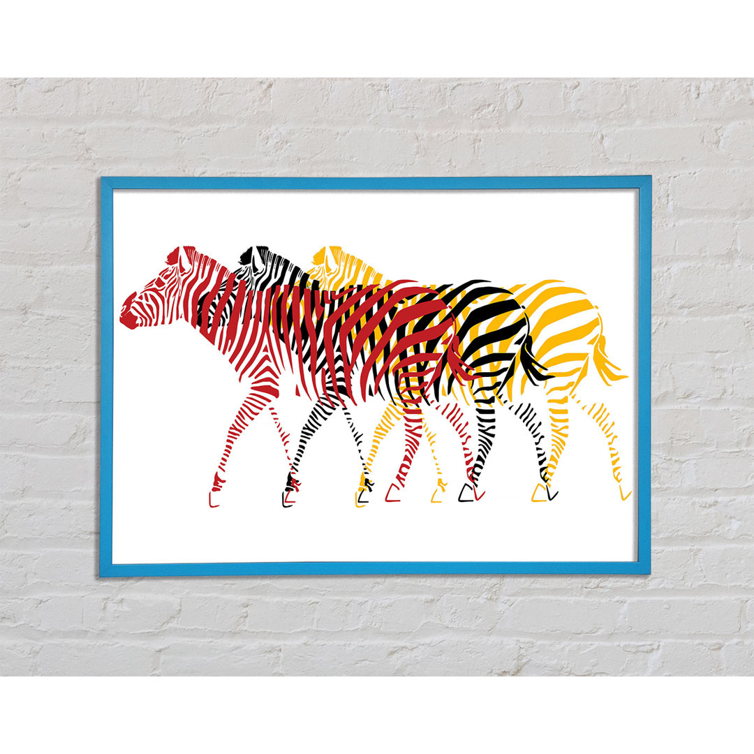 Pop Art Zebra 2 - Druck