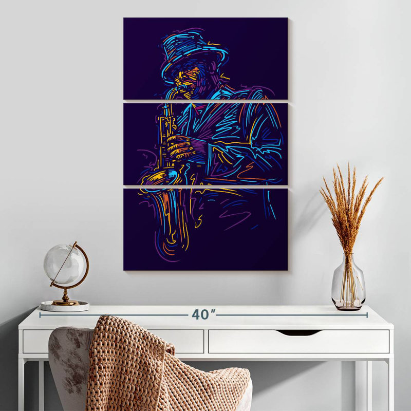 Abarca, saxophoniste, H 32 po x l 20 po