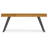 Lowry 72"W Oak Veneer and Metal Modern Industrial Writing Desk with 2 Deep Drawers and Flip-Down Keyboard Tray-450102050-478809318