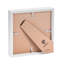 Nicola Spring - 8" x 8" White 3D Box Photo Frames - 6" x 6" Mount - White