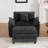 Abigail Chenille Upholstered Accent Chair with Pillows