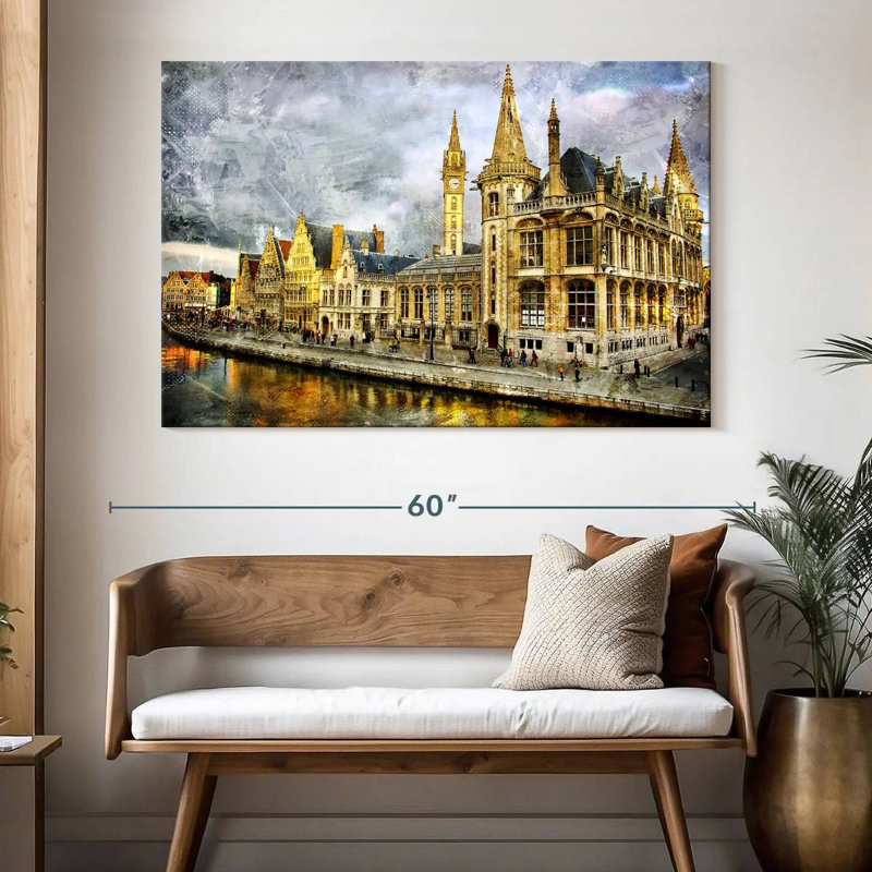 Ghent Landmark, H 34 po x l 51 po