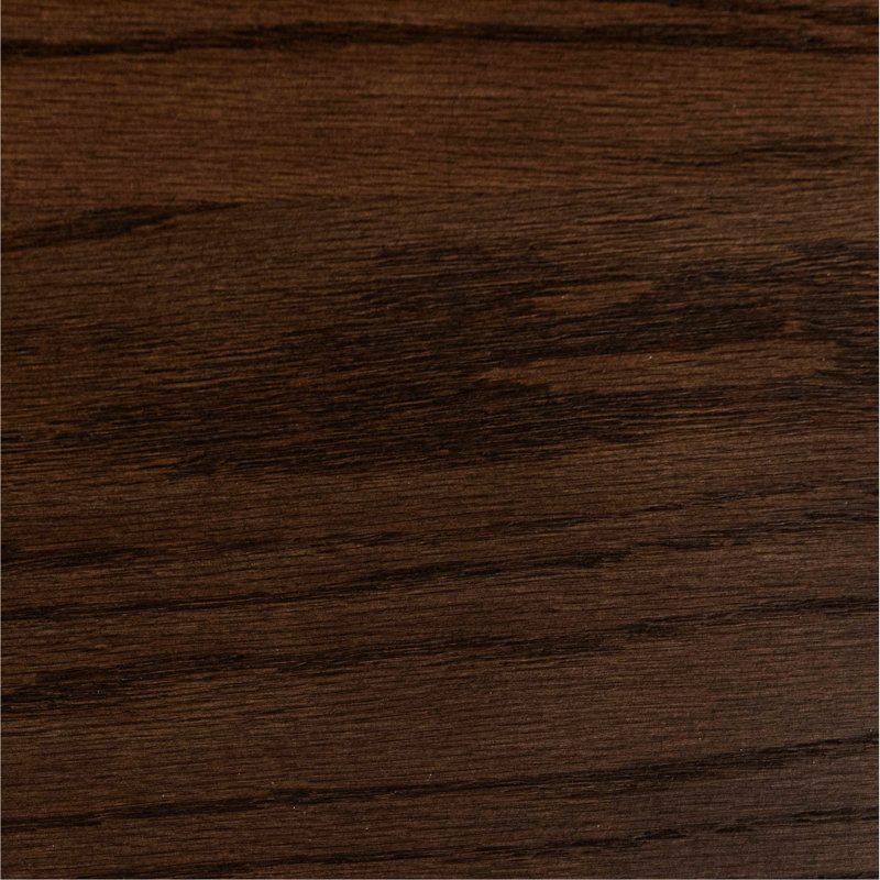 Table de 18 po Canyon, sans assemblage requis, chêne bourbon, bois massif et placage, une tablette, finition bourbon rustique, assemblage, entrée