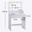 Vanity Desk with Mirror and Lights, Dressing Table with Large Drawer-106407954
