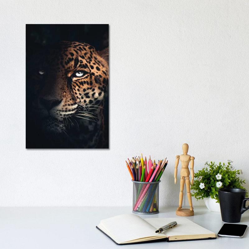 The Jaguar 1 Piece Wall Art on Canvas, 20.32 cm H x 30.48 cm W, Wrapped Canvas