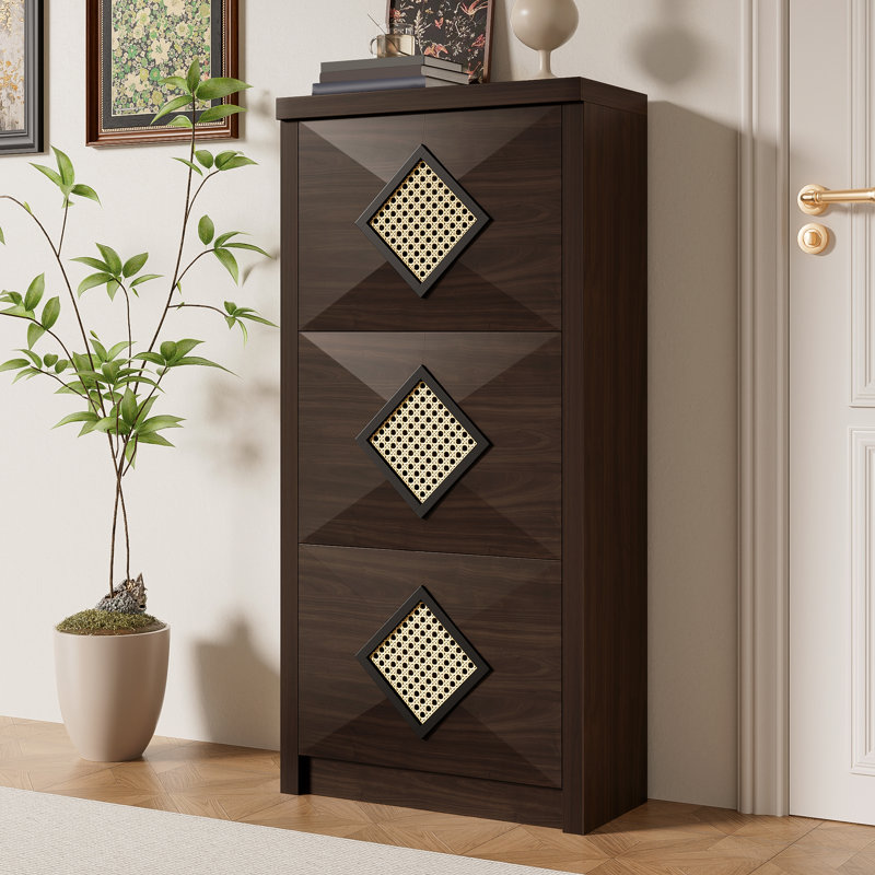 18 Pair Flip Down Shoe Storage