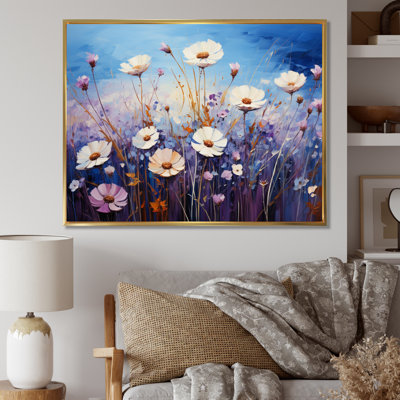 Bleu bleuet en cascade III - impression