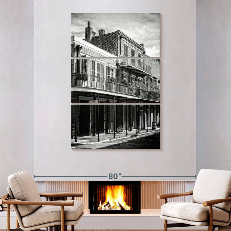 Nicci Black NOLA - New Orleans balcon, H 74 po x l 48 po