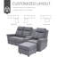 Canapé et chaise de cinéma 80