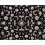 Tapis noir et doré de haute qualité noué à la main