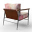 Chaise d'appoint Boho Mandala - Mandala rose - Fauteuil Boho Glam Bloom II-126798795