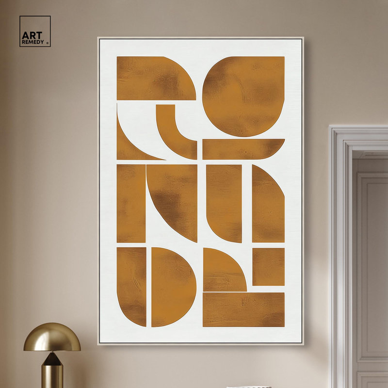 Impression sur toile "Perte de formes II" par Art Remedy, cadre argenté, 36 x 54, H 55 po x l 37 po, Cadre argenté
