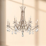 Vesca 12 Light 45in x 40in Two-Tier Chandelier in Heirloom Bronze with Clear Radiance Crystals