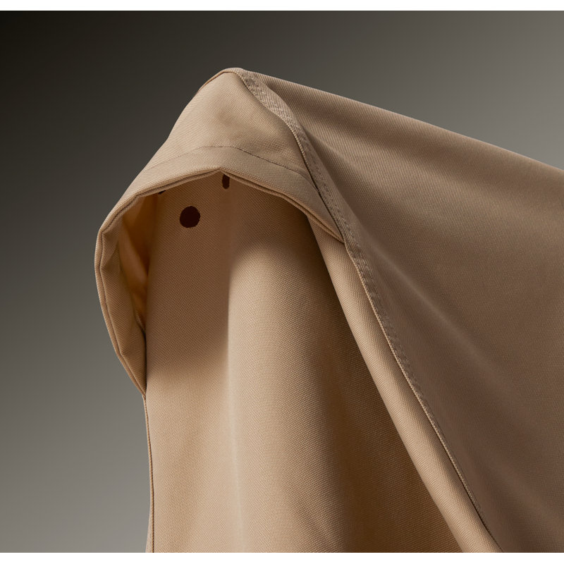 Veranda Outdoor Patio Chair Cover, 47" H x 26" W x 34" D, Brown/Beige