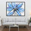 «Blue Flower», reproduction sur toile
