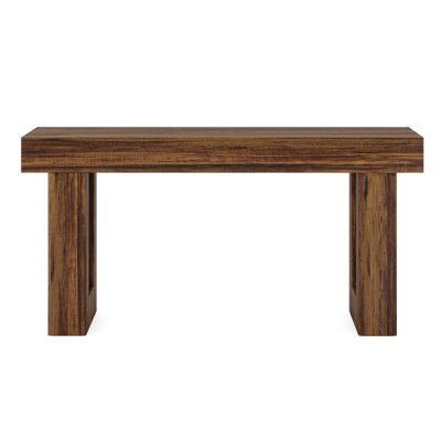 Farmhouse Console Table, Rectangular Sofa Table Behind Couch, Solid Wood Grain Entryway Hallway Table For Living Room, Dining Room