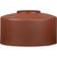 Orange Terracotta 7'' Metal Table Vase