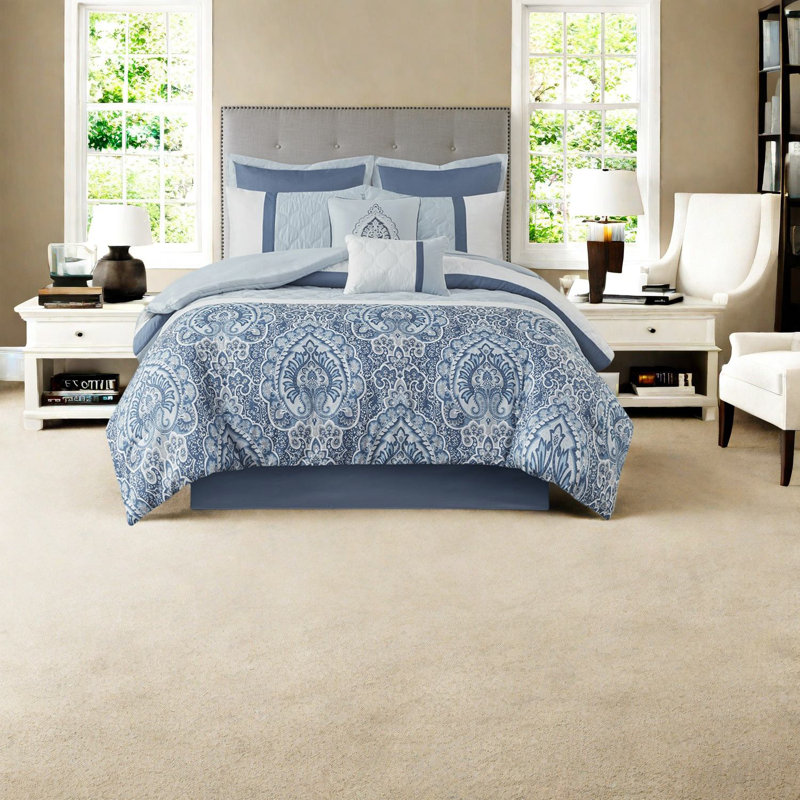 Ensembles de literie pour grand lit luxueux, microfibre de polyester, élégance moderne pour la maison
