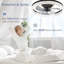 Ventilateurs de plafond modernes de 20 pouces avec lumières et télécommande-1831411967-1831411966