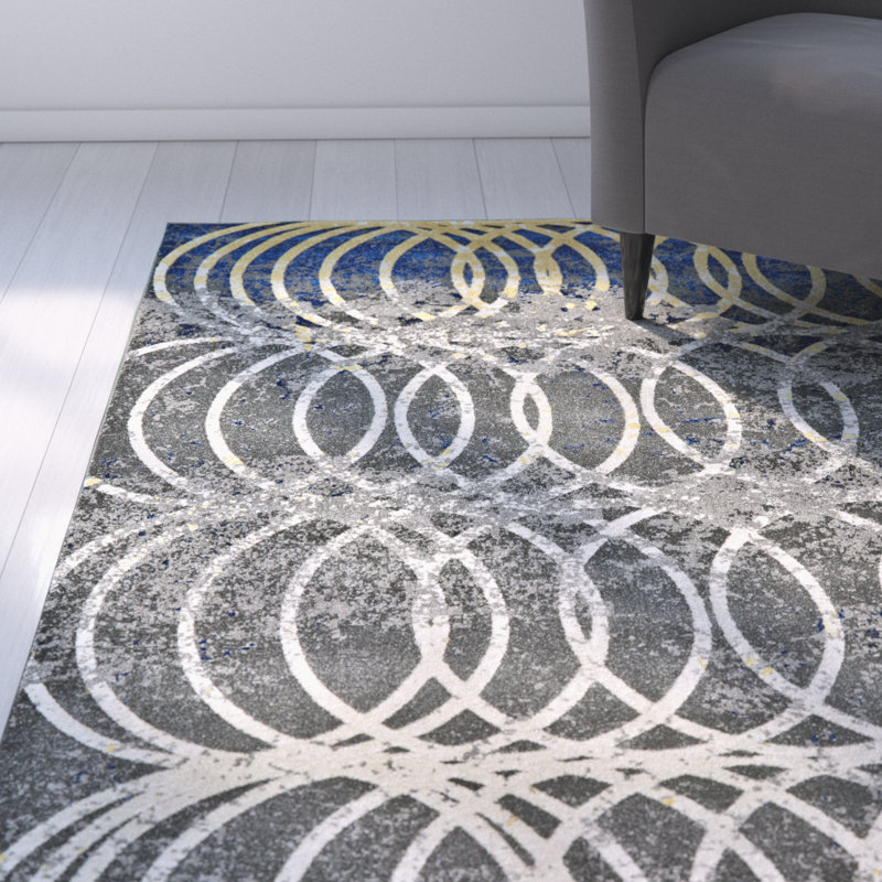 Auvillar Geometric Indoor Rug, Rectangle 10' x 13'2"